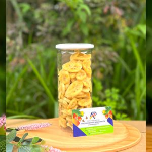 Chuối sấy lon pet